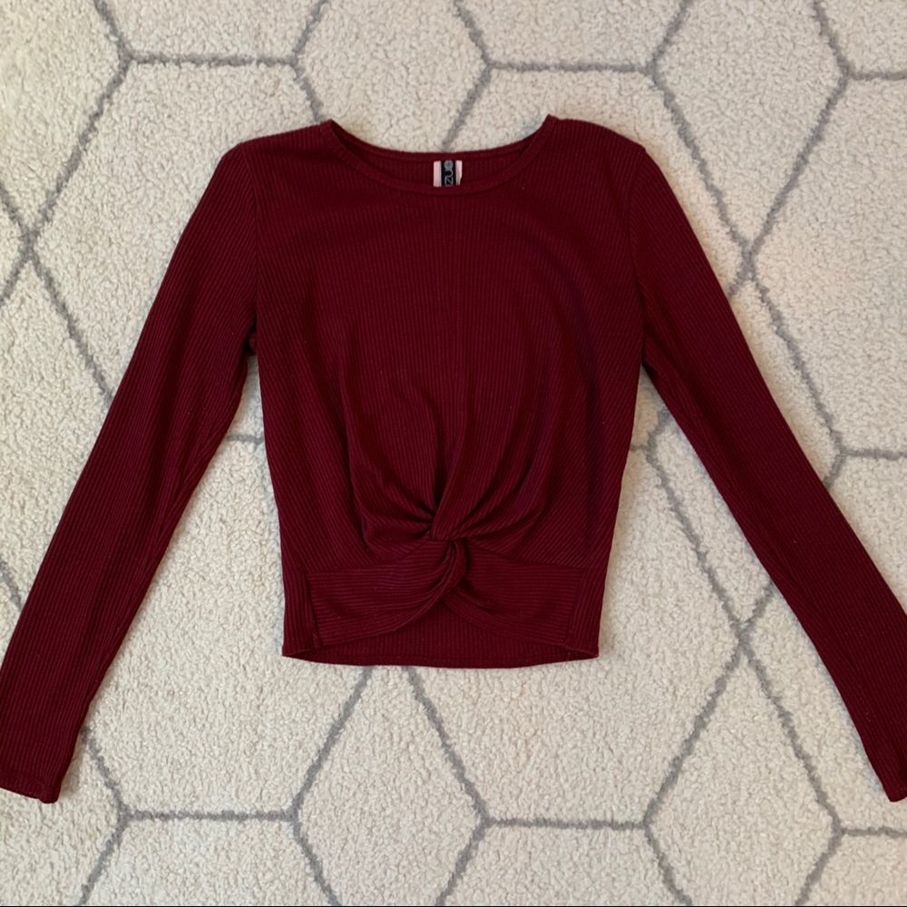 Onzie Ribbed Crop Long-Sleeve